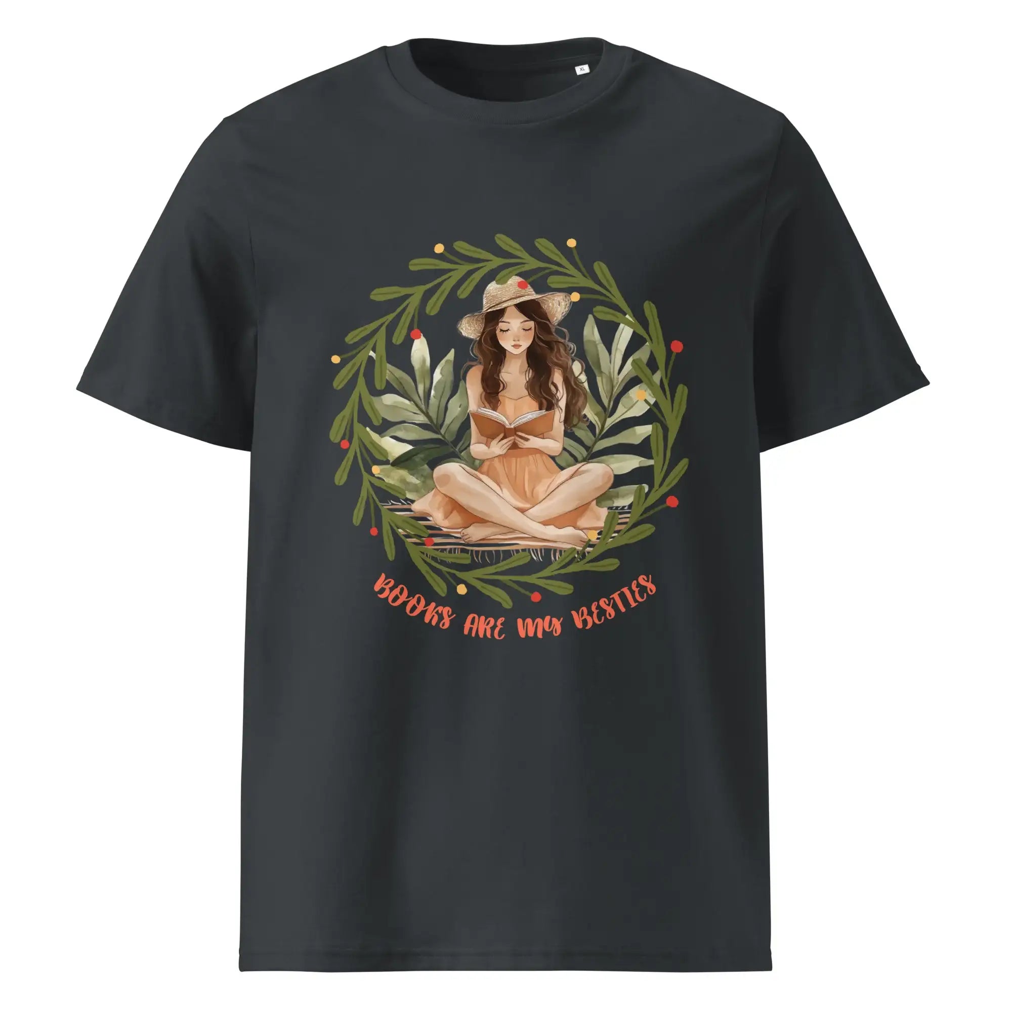 Books Are My Besties | Eco-Friendly | Heavy Weight T-shirt | TeeandTurtle | Sustainable