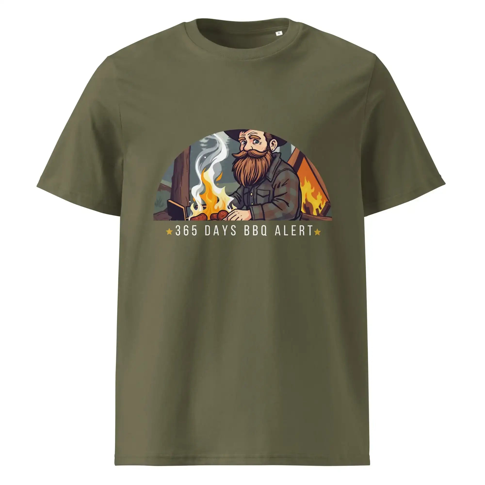 BBQ Alert | Eco-Friendly | Heavy Weight T-shirt | TeeandTurtle | Sustainable