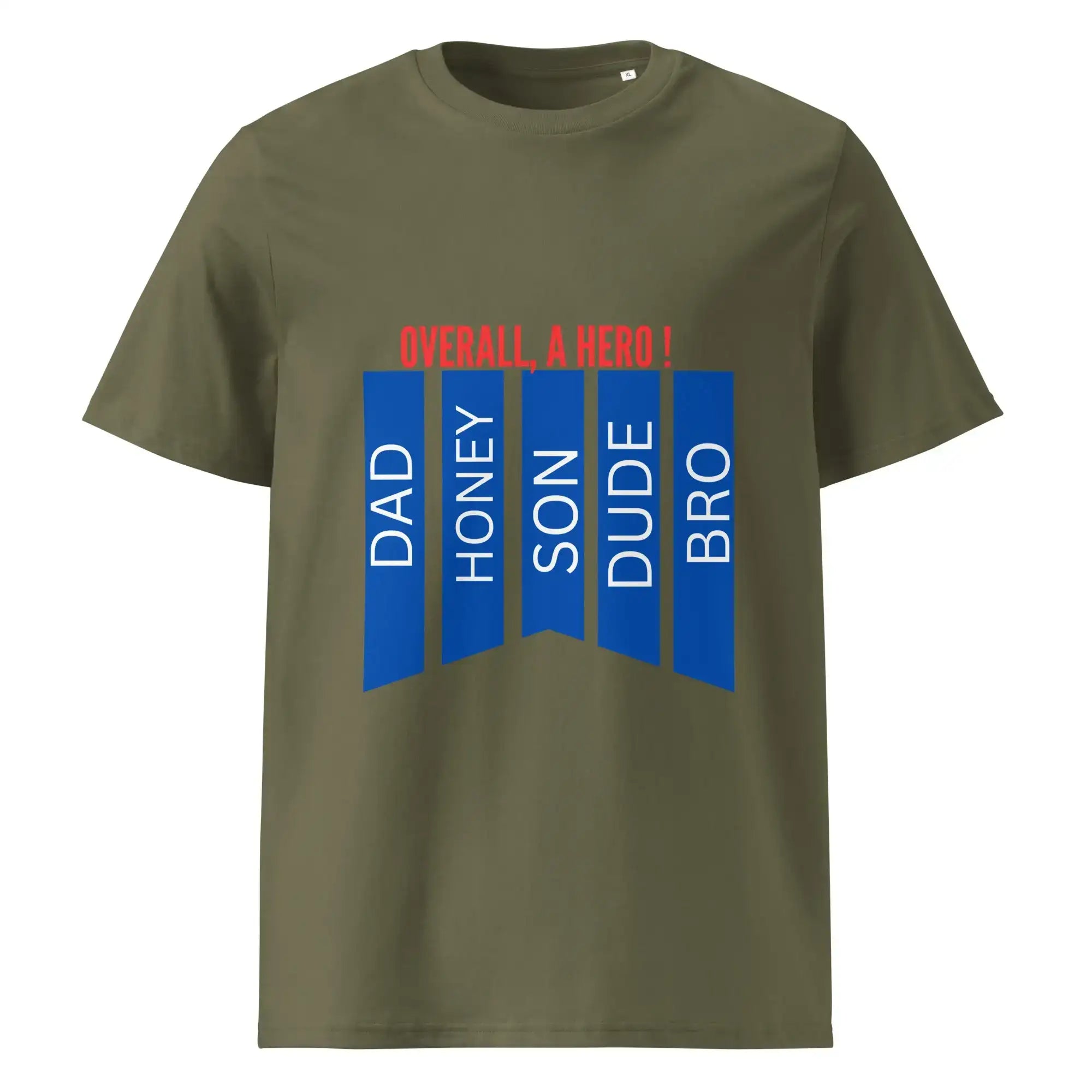 Overall A Hero | Eco-Friendly | Heavy Weight T-shirt | TeeandTurtle | Sustainable