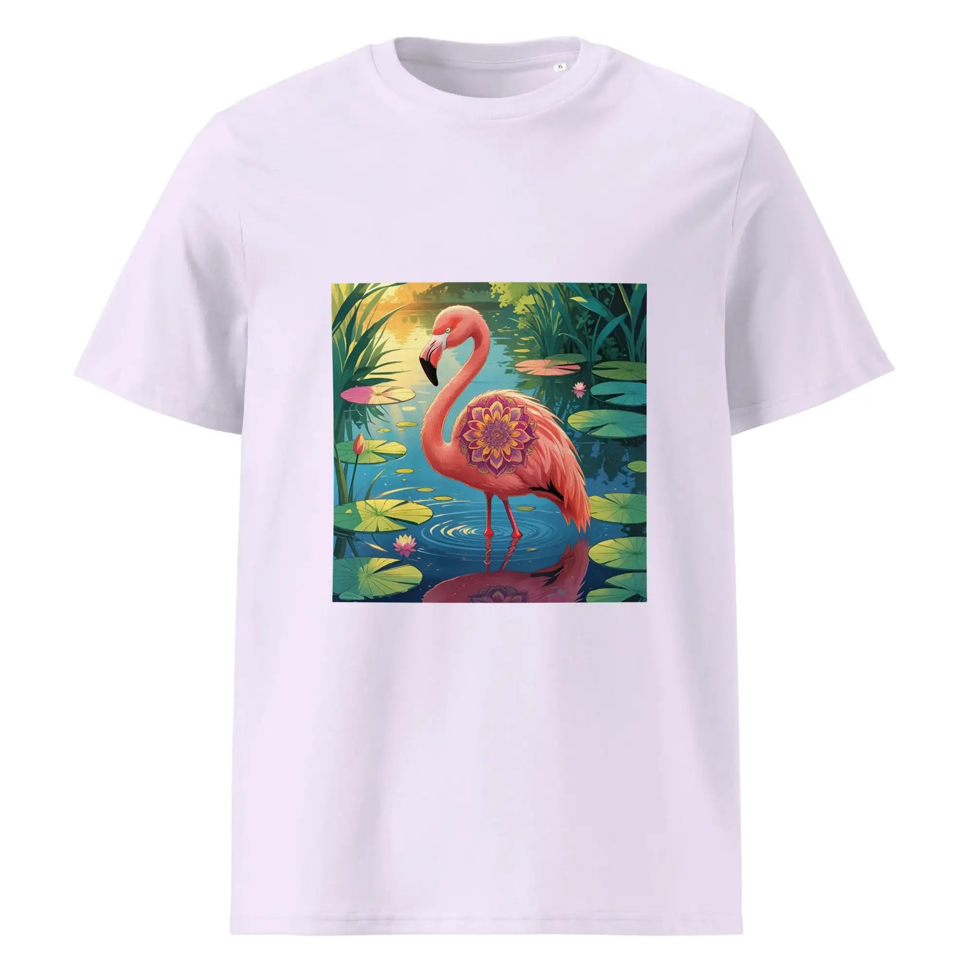 Flamingo Frame | Eco-Friendly | Heavy Weight T-shirt | TeeandTurtle | Sustainable