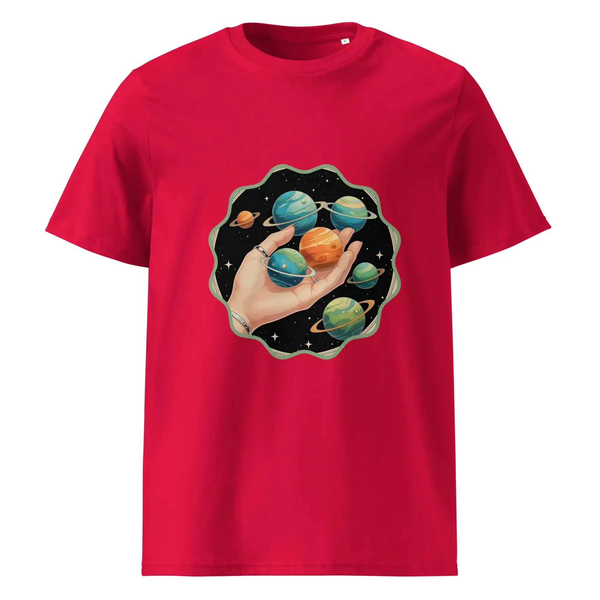 Cosmos In The Palm | Eco-Friendly | Heavy Weight T-shirt | TeeandTurtle | Sustainable