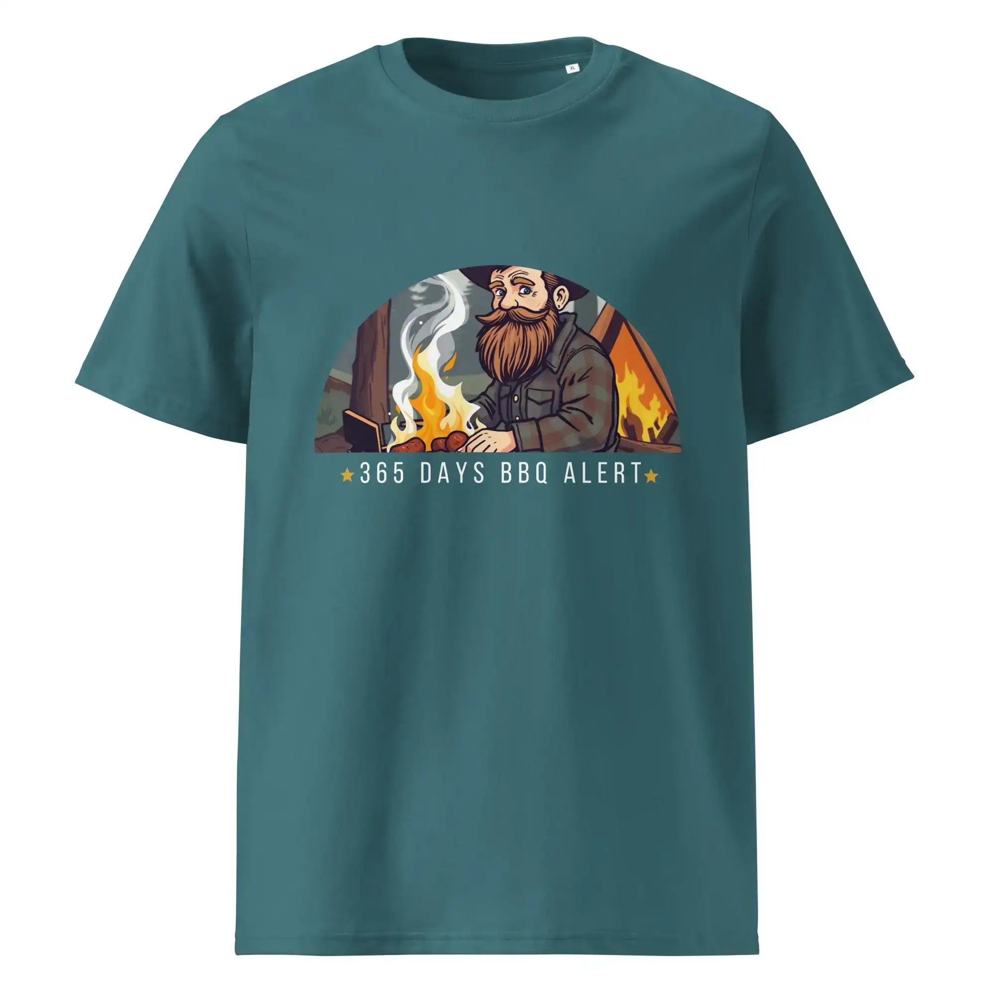 BBQ Alert | Eco-Friendly | Heavy Weight T-shirt | TeeandTurtle | Sustainable
