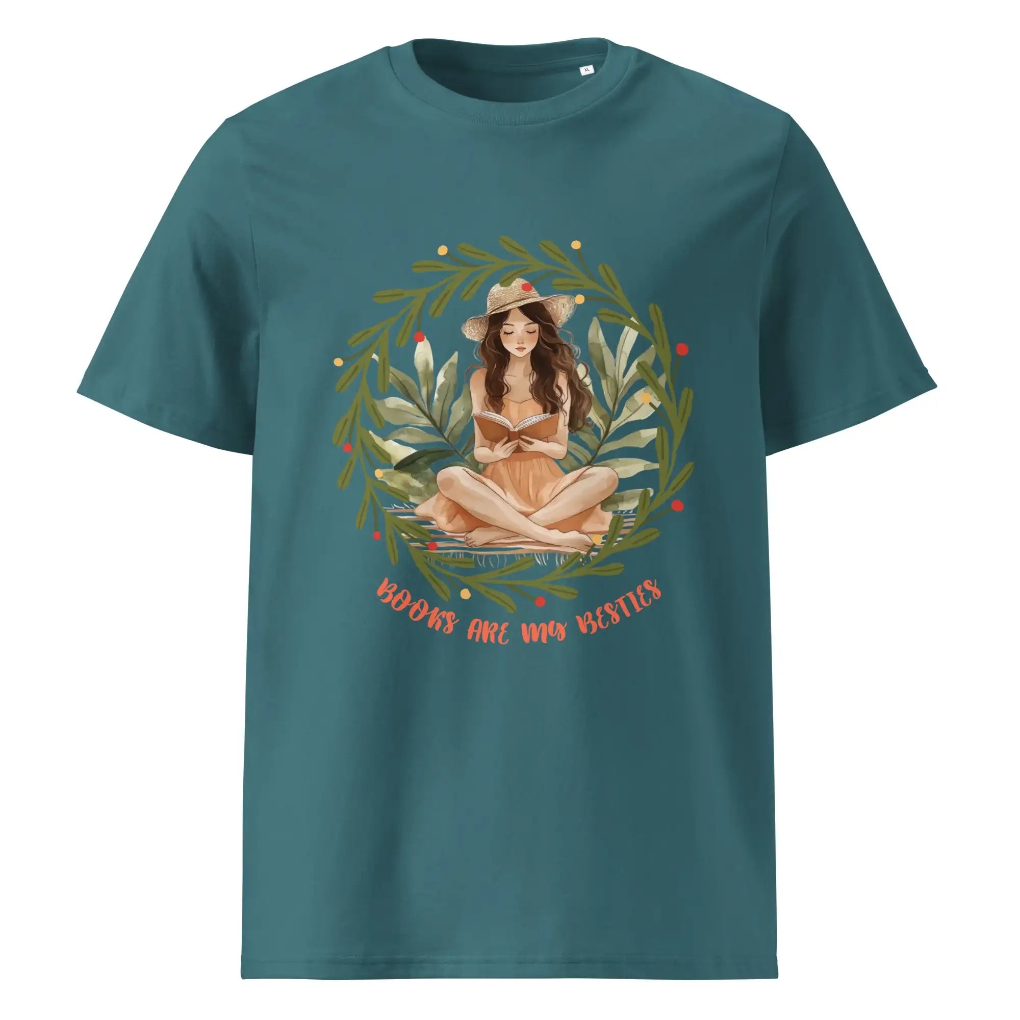 Books Are My Besties | Eco-Friendly | Heavy Weight T-shirt | TeeandTurtle | Sustainable