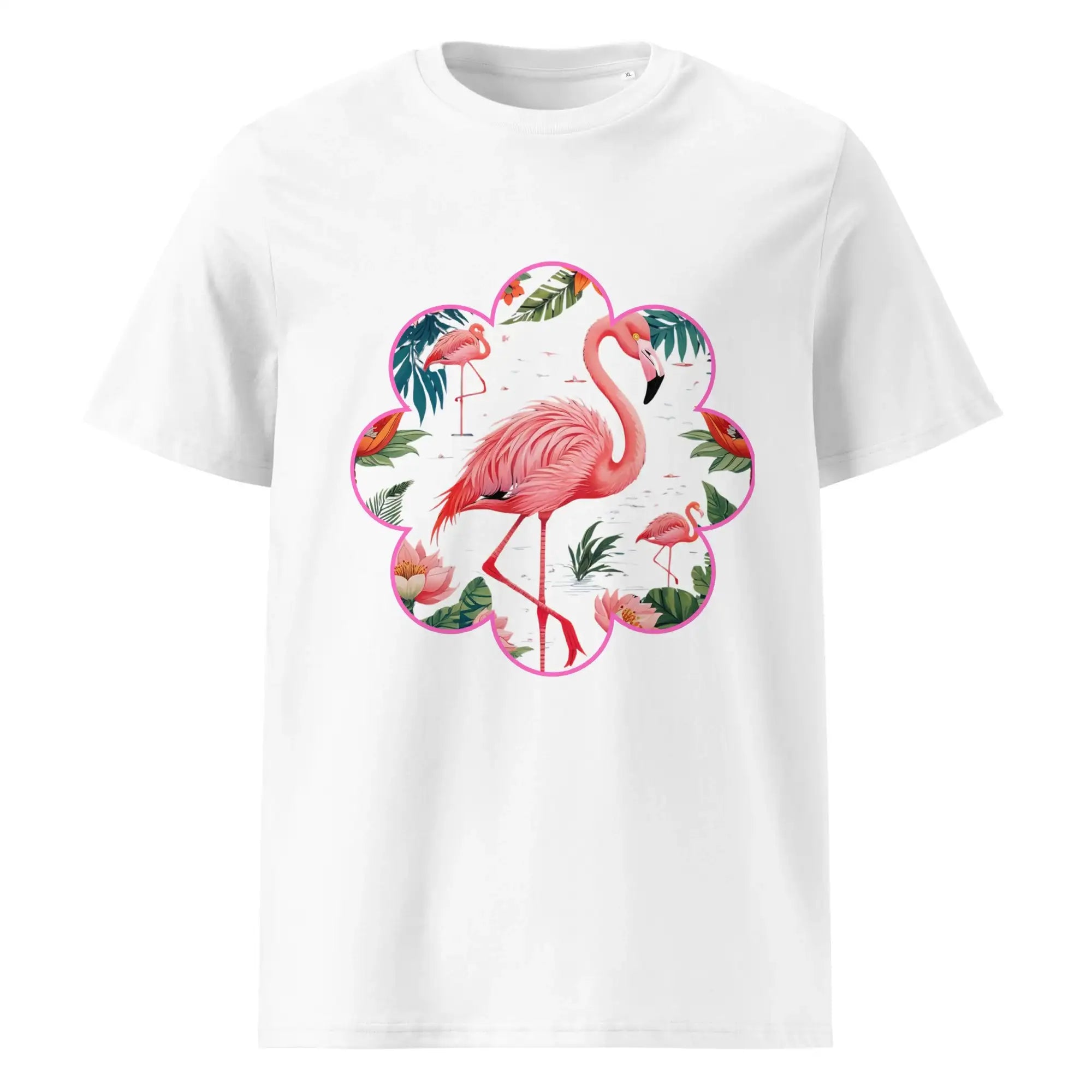 Flamingos | Eco-Friendly | Heavy Weight T-shirt | TeeandTurtle | Sustainable
