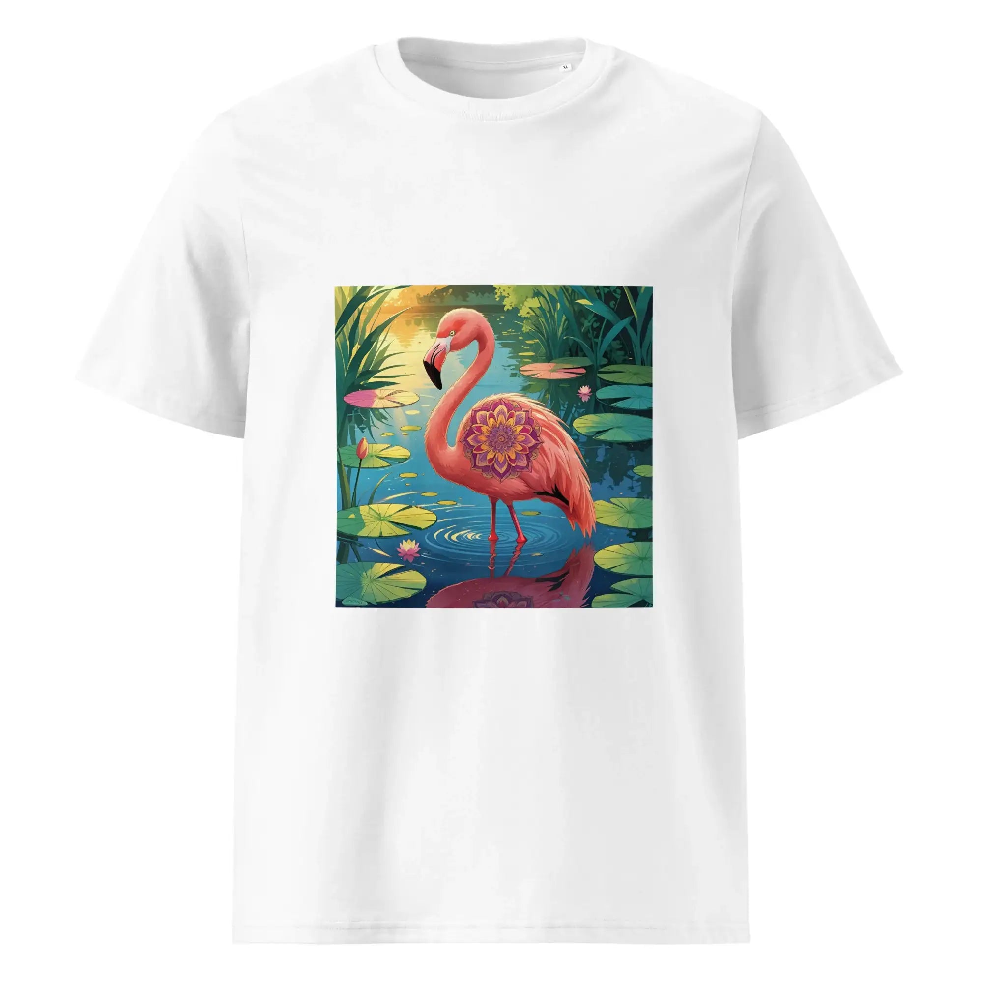 Flamingo Frame | Eco-Friendly | Heavy Weight T-shirt | TeeandTurtle | Sustainable
